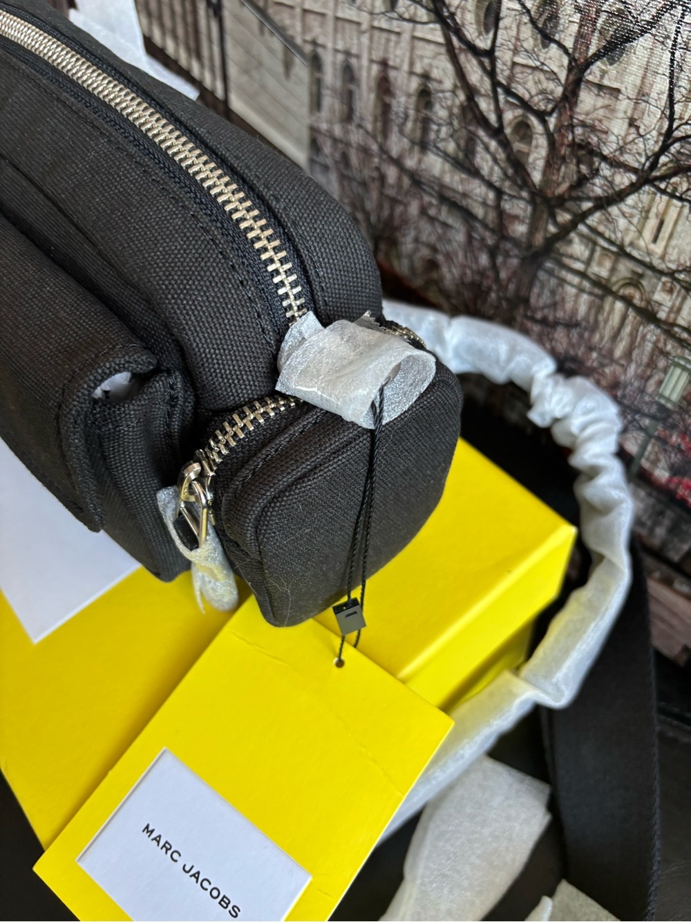 Marc Jacobs Black 'The Cargo Bag” Doble Strap - Picture 9 of 16